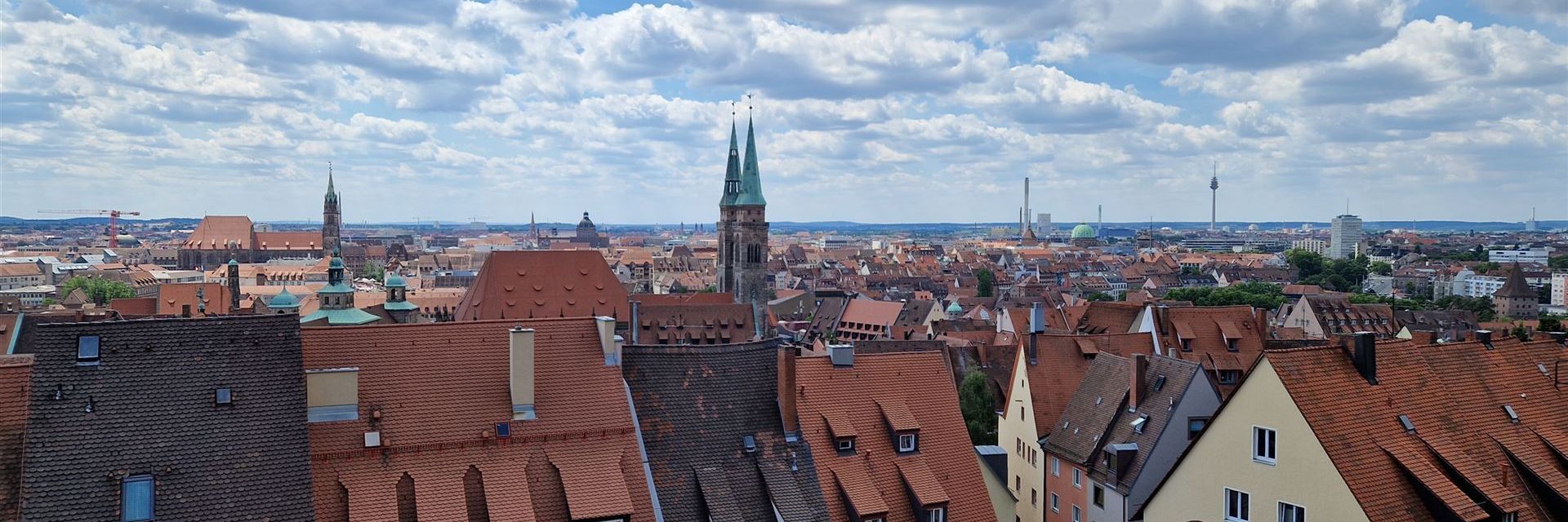 Blick über Nürnberg